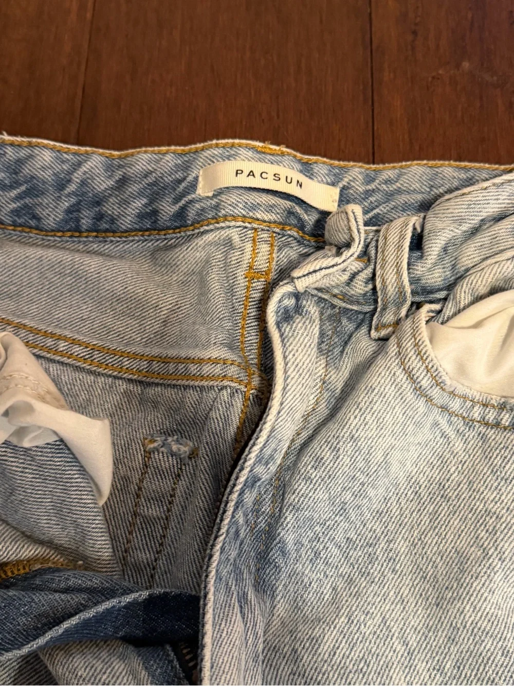 Pacsun Light Blue Distressed Men’s Jeans